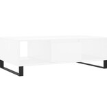 VidaXL Salontafel 104x60x35 cm bewerkt hout wit