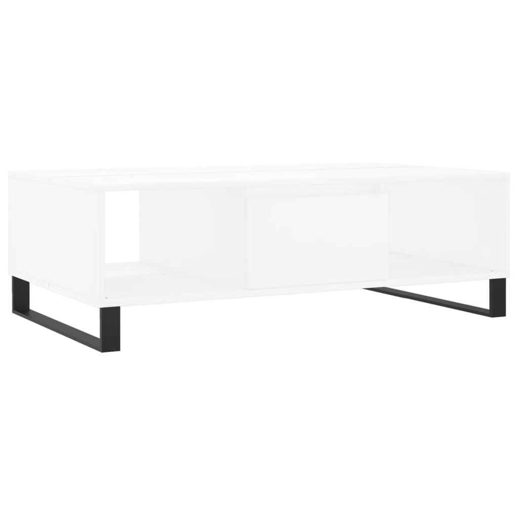 VidaXL Salontafel 104x60x35 cm bewerkt hout wit