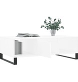 VidaXL Salontafel 104x60x35 cm bewerkt hout wit