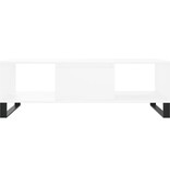 VidaXL Salontafel 104x60x35 cm bewerkt hout wit
