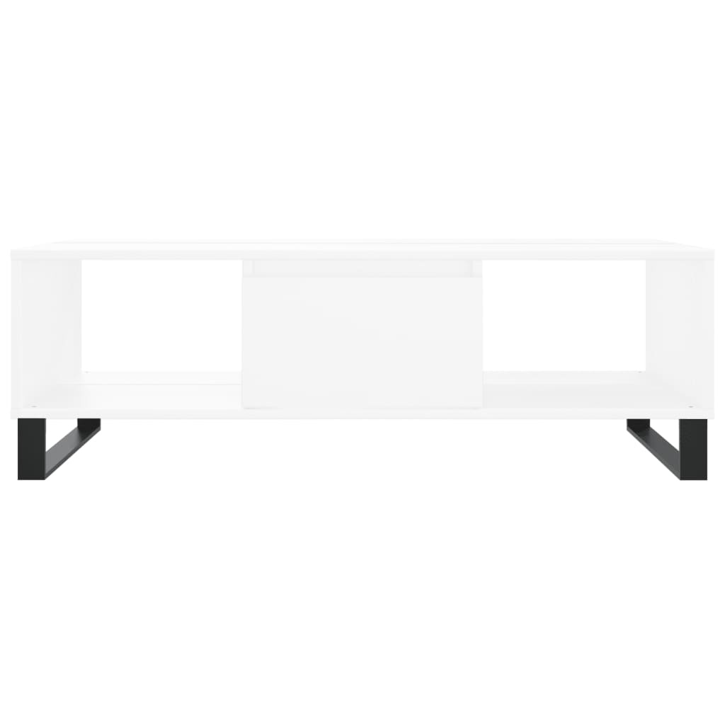 VidaXL Salontafel 104x60x35 cm bewerkt hout wit