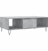 VidaXL Salontafel 104x60x35 cm bewerkt hout betongrijs