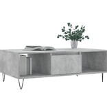 VidaXL Salontafel 104x60x35 cm bewerkt hout betongrijs