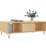 VidaXL Salontafel 104x60x35 cm bewerkt hout sonoma eikenkleurig