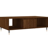 VidaXL Salontafel 104x60x35 cm bewerkt hout bruineiken