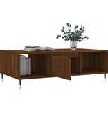 VidaXL Salontafel 104x60x35 cm bewerkt hout bruineiken