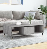 VidaXL Salontafel 104x60x35 cm bewerkt hout grijs sonoma