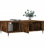 VidaXL Salontafel 104x60x35 cm bewerkt hout gerookt eikenkleurig