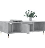 VidaXL Salontafel 104x60x35 cm bewerkt hout betongrijs