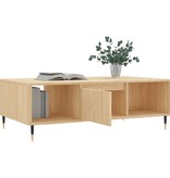VidaXL Salontafel 104x60x35 cm bewerkt hout sonoma eikenkleurig