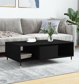 VidaXL Salontafel 104x60x35 cm bewerkt hout zwart