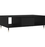 VidaXL Salontafel 104x60x35 cm bewerkt hout zwart