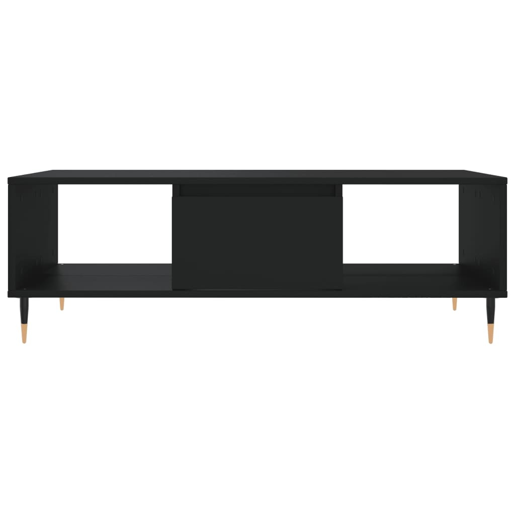 VidaXL Salontafel 104x60x35 cm bewerkt hout zwart