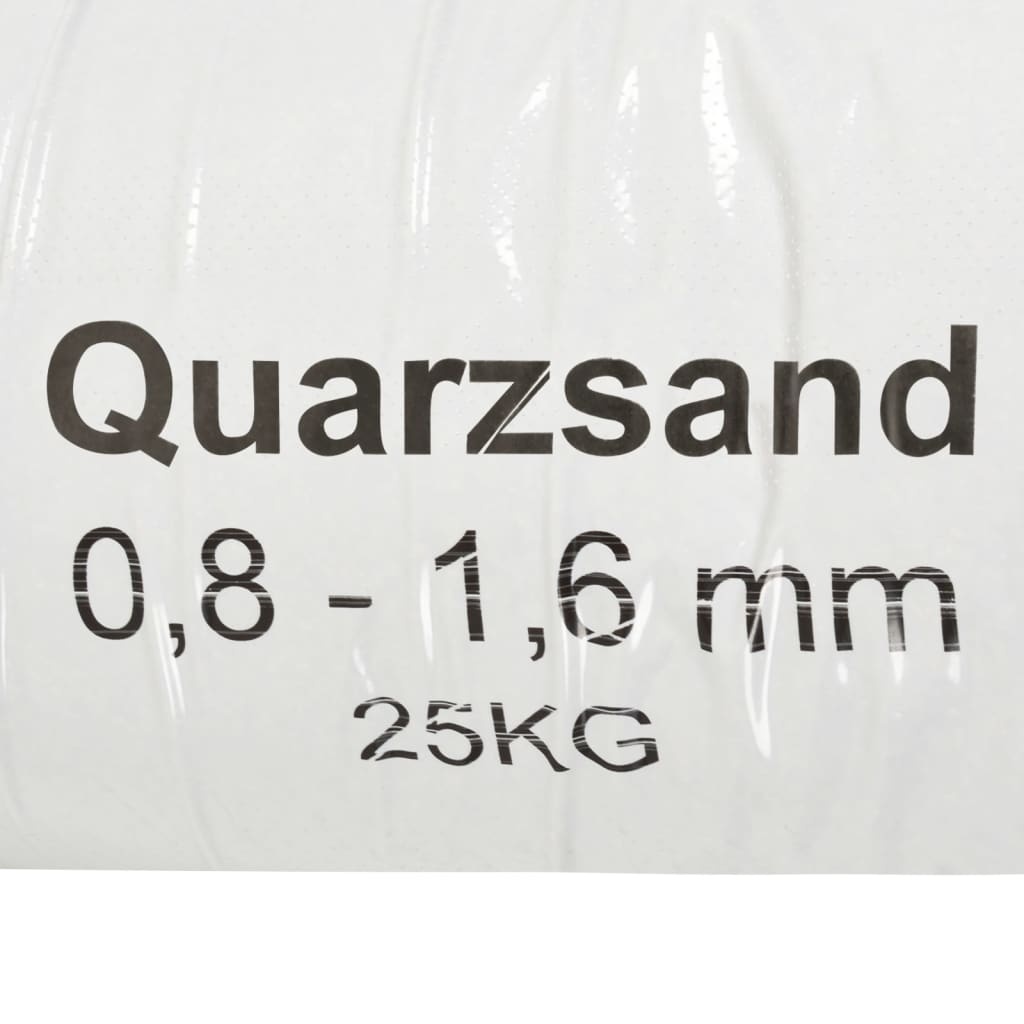 vidaXL Filterzand 25 kg 0,8-1,6 mm