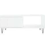 VidaXL Salontafel 90x60x35 cm bewerkt hout wit