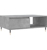 VidaXL Salontafel 90x60x35 cm bewerkt hout betongrijs