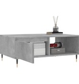 VidaXL Salontafel 90x60x35 cm bewerkt hout betongrijs