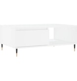 VidaXL Salontafel 90x60x35 cm bewerkt hout wit