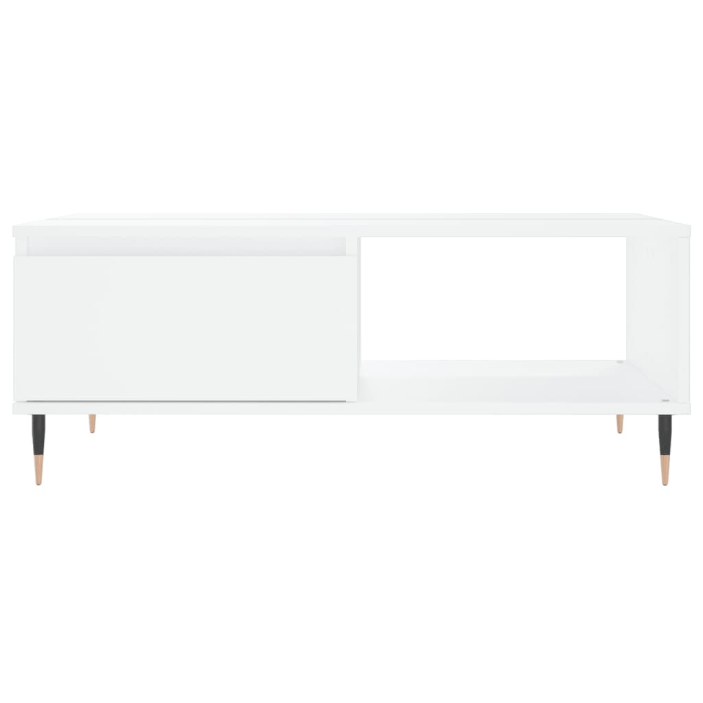 VidaXL Salontafel 90x60x35 cm bewerkt hout wit