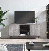 VidaXL Tv-meubel 104x35x50 cm bewerkt hout grijs sonoma eikenkleurig