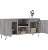 VidaXL Tv-meubel 104x35x50 cm bewerkt hout grijs sonoma eikenkleurig