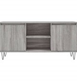 VidaXL Tv-meubel 104x35x50 cm bewerkt hout grijs sonoma eikenkleurig