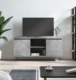 VidaXL Tv-meubel 104x35x50 cm bewerkt hout betongrijs