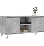 VidaXL Tv-meubel 104x35x50 cm bewerkt hout betongrijs