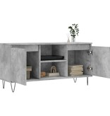 VidaXL Tv-meubel 104x35x50 cm bewerkt hout betongrijs