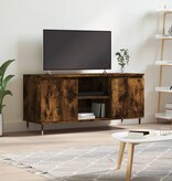 VidaXL Tv-meubel 104x35x50 cm bewerkt hout gerookt eikenkleurig