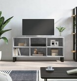 VidaXL Tv-meubel 103,5x30x50 cm bewerkt hout betongrijs