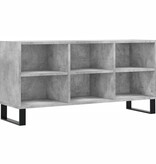 VidaXL Tv-meubel 103,5x30x50 cm bewerkt hout betongrijs