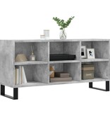 VidaXL Tv-meubel 103,5x30x50 cm bewerkt hout betongrijs