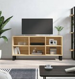 vidaXL Tv-meubel 103,5x30x50 cm bewerkt hout sonoma eikenkleurig