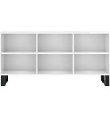 VidaXL Tv-meubel 103,5x30x50 cm bewerkt hout hoogglans wit