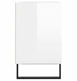 VidaXL Tv-meubel 103,5x30x50 cm bewerkt hout hoogglans wit