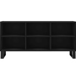 vidaXL Tv-meubel 103,5x30x50 cm bewerkt hout zwart