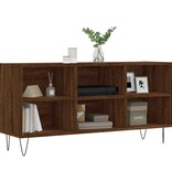 vidaXL Tv-meubel 103,5x30x50 cm bewerkt hout bruineikenkleurig