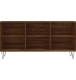 vidaXL Tv-meubel 103,5x30x50 cm bewerkt hout bruineikenkleurig