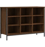 VidaXL Schoenenkast 100x35x70 cm bewerkt hout bruineikenkleurig