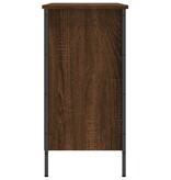 vidaXL Schoenenkast 100x35x70 cm bewerkt hout bruineikenkleurig