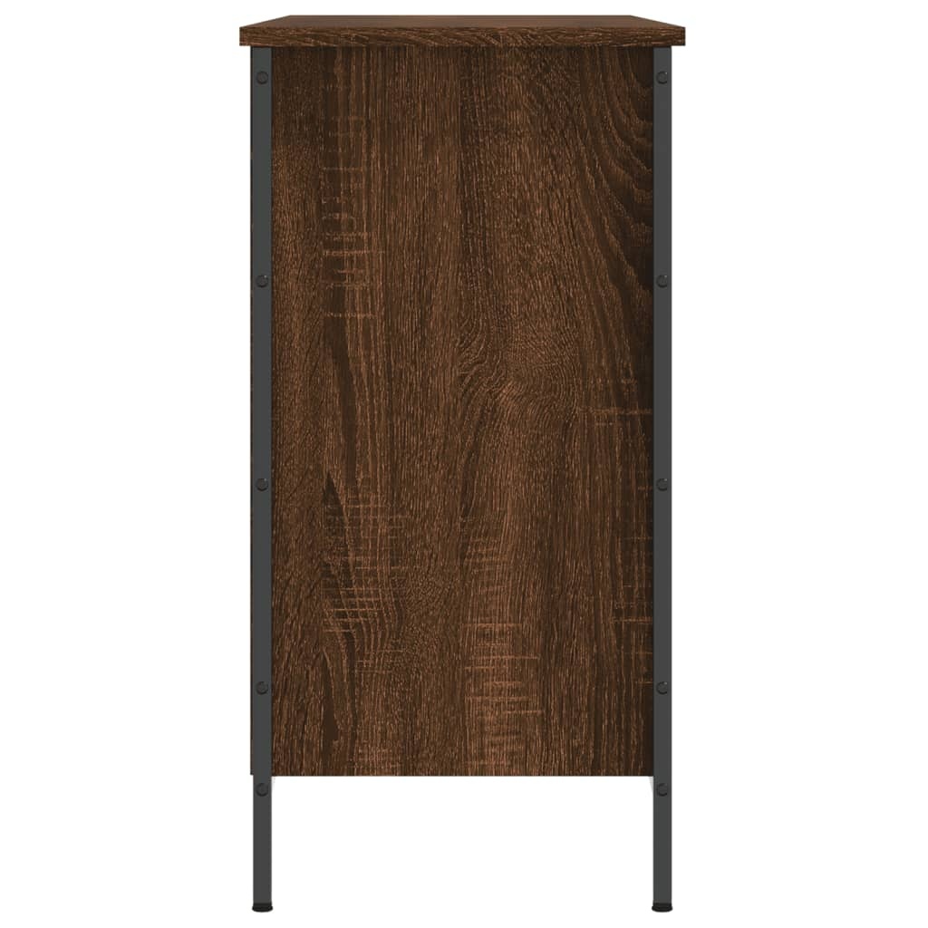 VidaXL Schoenenkast 100x35x70 cm bewerkt hout bruineikenkleurig