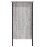 VidaXL Schoenenkast 100x35x70 cm bewerkt hout grijs sonoma eikenkleur