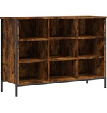 VidaXL Schoenenkast 100x35x70 cm bewerkt hout gerookt eikenkleurig