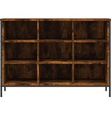 VidaXL Schoenenkast 100x35x70 cm bewerkt hout gerookt eikenkleurig