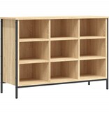 vidaXL Schoenenkast 100x35x70 cm bewerkt hout sonoma eikenkleurig