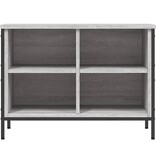 VidaXL Schoenenkast 69x35x50 cm bewerkt hout grijs sonoma eikenkleurig