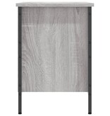 VidaXL Schoenenkast 69x35x50 cm bewerkt hout grijs sonoma eikenkleurig