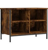 VidaXL Schoenenkast 69x35x50 cm bewerkt hout gerookt eikenkleurig