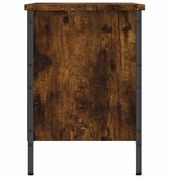 VidaXL Schoenenkast 69x35x50 cm bewerkt hout gerookt eikenkleurig
